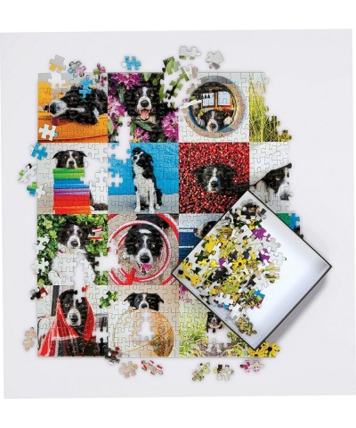 Momo The Dog Puzzle 500 Pieces 20” x 20'' – Colorful Puzzle Featuring 16 Adorable Dog Images - Thick Sturdy Pieces - Perfect ...