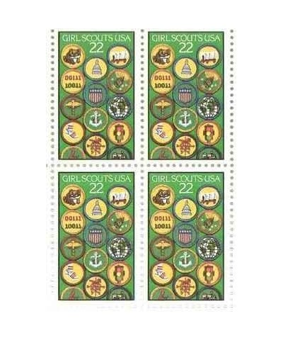 Girl Scouts USA Badges Set of 4 x 22 Cent US Postage Stamps NEW Scot 2251 $15.64 Collectibles Display & Storage