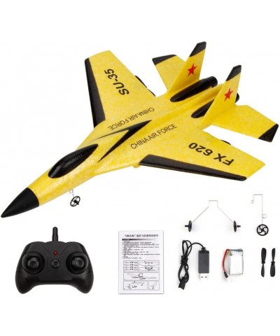 Fmingdou Rc Plane RC Airplane Realistic SU-35 Fighter EPP Foam Plane for Children Easy Flying Anti-Crash Remote Control Aircr...