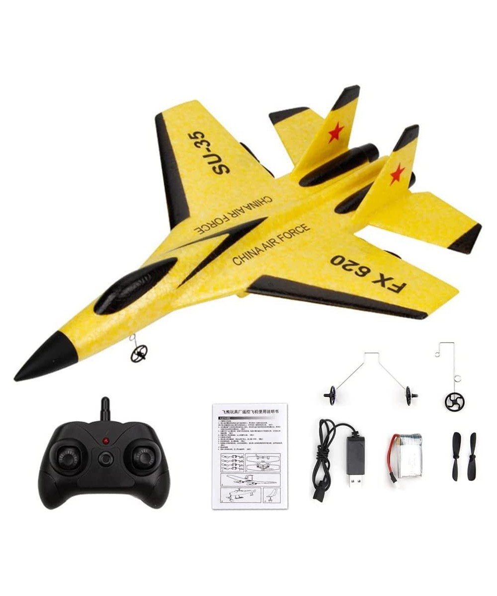 Fmingdou Rc Plane RC Airplane Realistic SU-35 Fighter EPP Foam Plane for Children Easy Flying Anti-Crash Remote Control Aircr...