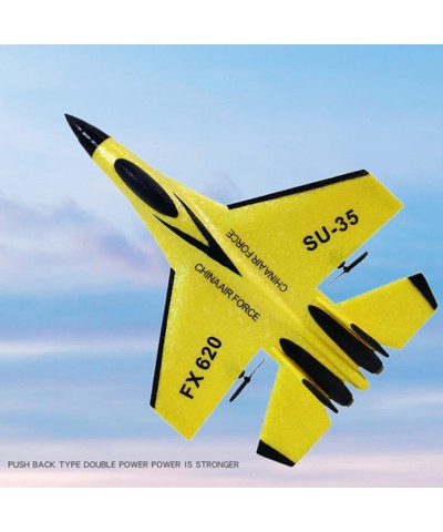 Fmingdou Rc Plane RC Airplane Realistic SU-35 Fighter EPP Foam Plane for Children Easy Flying Anti-Crash Remote Control Aircr...