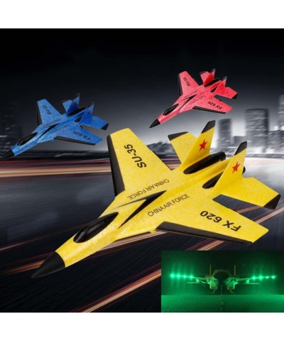 Fmingdou Rc Plane RC Airplane Realistic SU-35 Fighter EPP Foam Plane for Children Easy Flying Anti-Crash Remote Control Aircr...