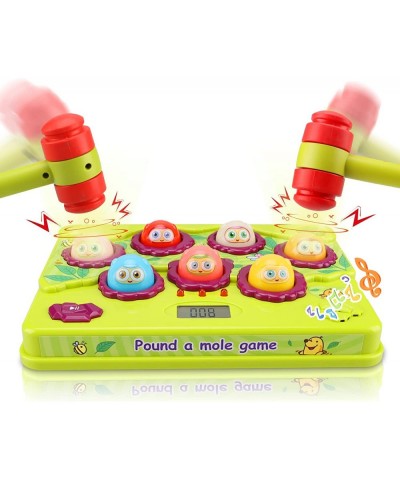 Interactive Whack A Mole Game for Toddler Toys Bilingual Light-Up Musical Pounding Toys Gift for Age 3 4 5 6 7 8 Years Old Ki...