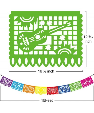 Mexican Party Banners - 6 Pack Papel Picado Banner Fiesta Party Dia De Los Muertos Day of The Dead Decoration Cinco de Mayo D...