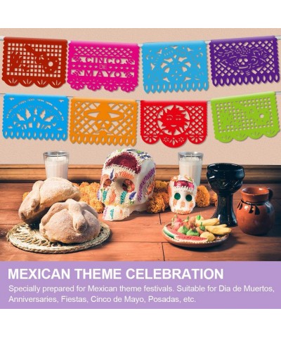 Mexican Party Banners - 6 Pack Papel Picado Banner Fiesta Party Dia De Los Muertos Day of The Dead Decoration Cinco de Mayo D...