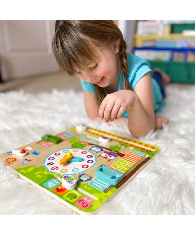 Montessori Toys for Toddlers 3 Years - All About Today Board - 4 Year Old Learning Materials for Preschool - Wooden Calendar ...