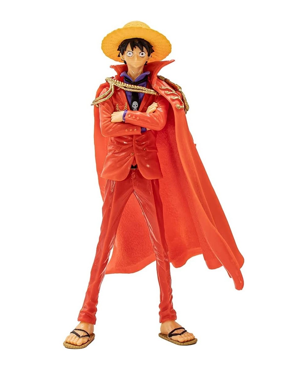 Monkey D. Luffy Action Figure One Anime Piece King Red Suit Edition Collectible Desk Prop Removable Jacket $43.21 Executive D...