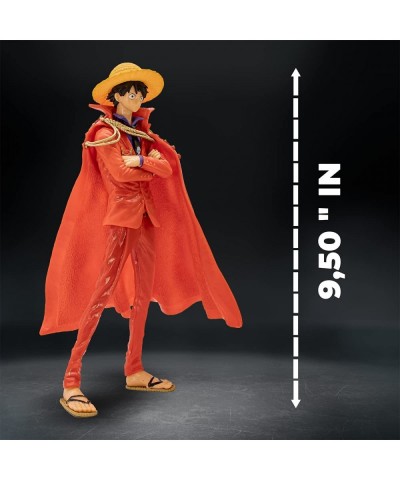 Monkey D. Luffy Action Figure One Anime Piece King Red Suit Edition Collectible Desk Prop Removable Jacket $43.21 Executive D...