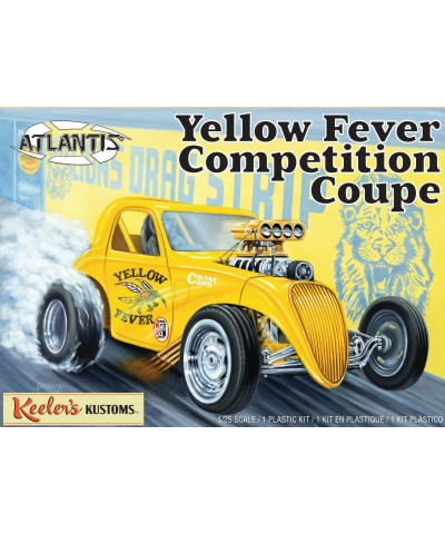 Keeler's Kustoms Yellow Fever Competition Coupe 1/25 Made in The USA $61.11 Kids' Play Cars & Race Cars