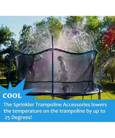 Trampoline Sprinkler for Kids Outdoor Trampoline Water Park Sprinklers for Boys Girls Trampoline Accessories for Summer Fun B...