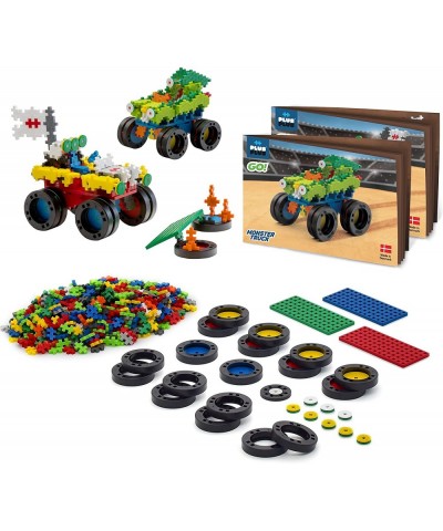 GO! Monster Trucks - 600 Pieces - Model Vehicle Building Stem / Steam Toy Interlocking Mini Puzzle Blocks for Kids $55.81 Toy...