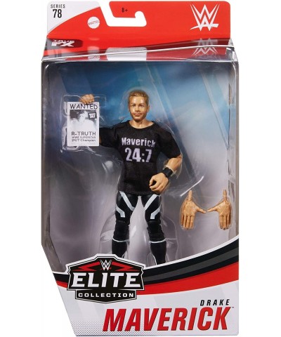 WWE Drake Maverick Elite Series 78 Deluxe Action Figure with Realistic Facial Detailing Iconic Ring Gear & Accessories $28.72...