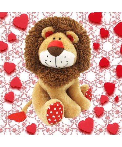 Love Lion Stuffed Animal King Lion Plush Toy with Mane Heart Shape Tail for Kids Baby Lover Birthday Valentines Day Christmas...