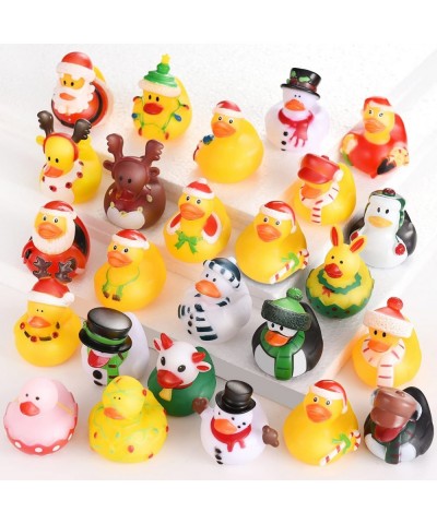 24 PCS Christmas Rubber Ducks in Bulk Assorted Jeep Duckies for Ducking Cruise Ducks Small Baby Bath Toys Party Favors $39.69...