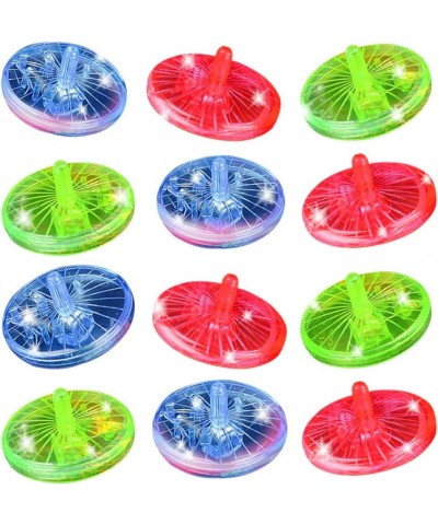 Light Up Spinning Top Toys Set of 12 Flashing Spin Toys with LED Effects Light Up Birthday Party Favors for Boys and Girls Go...