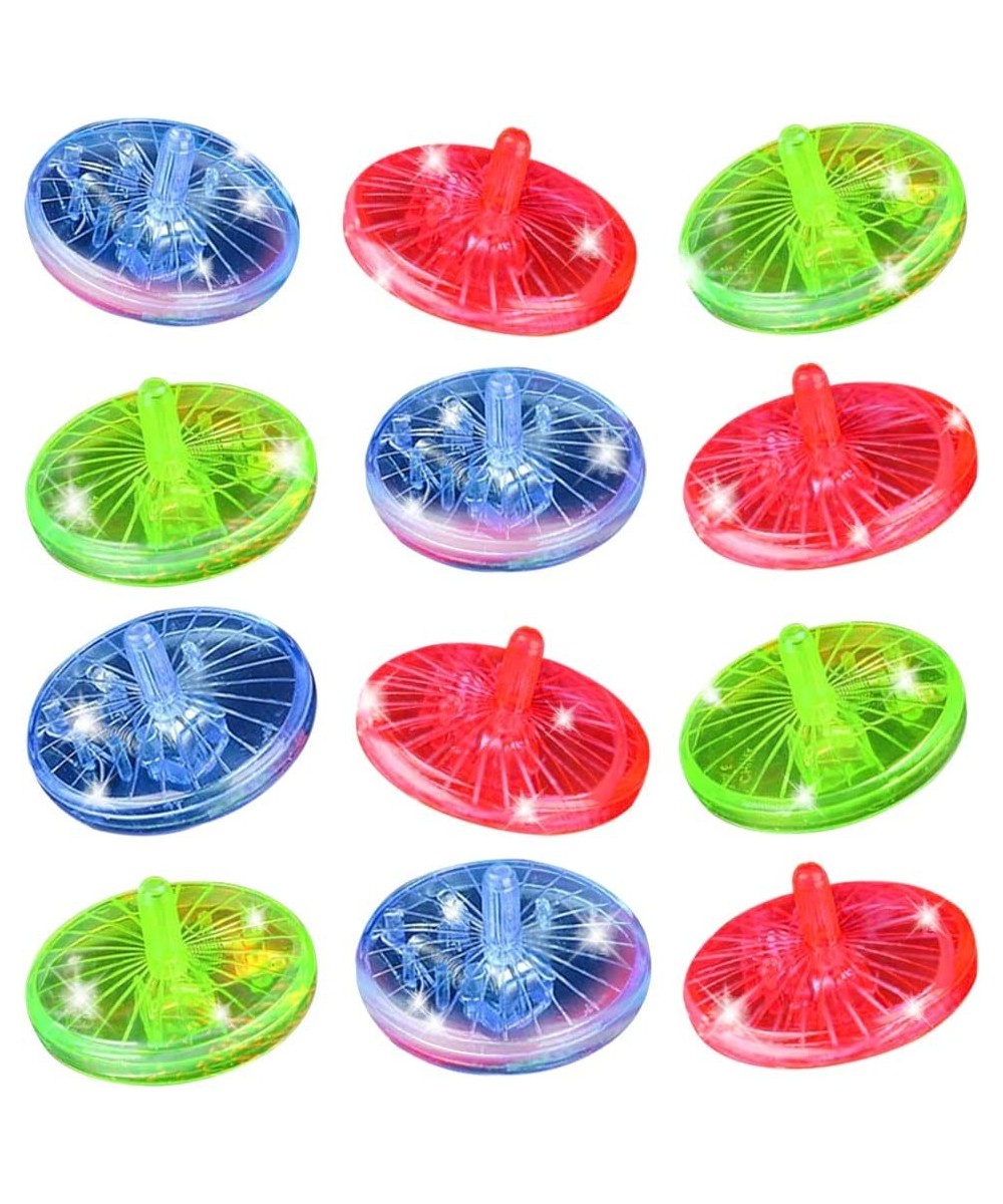 Light Up Spinning Top Toys Set of 12 Flashing Spin Toys with LED Effects Light Up Birthday Party Favors for Boys and Girls Go...