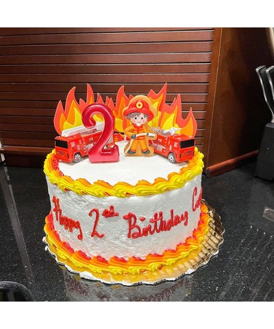 Fireman Birthday Cake Decoration Firetruck Birthday Cake Decoration Firefighter Birthday Party Decoration Fire Department Par...