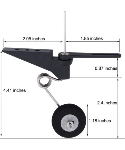 Tail Wheel Assembly RC Airplane Aircraft Parts for 50cc-120cc Nitro Electric Plane Pilot Replacement Part $16.24 Remote & App...