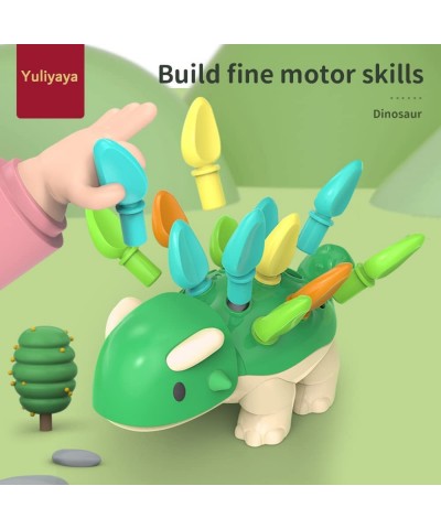 Baby Montessori Learning Activites Toy - Toddler Educational Dinosaur Kids Fine Motor Skills Development Sorting Sensory Toy ...