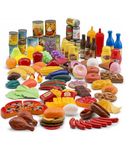 Pretend Play Food Set Toy Food Assortment Playset for Kids & Toddlers Pretend Play Food Sets for Kids Kitchen Kitchen Toys Fa...