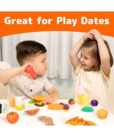 Pretend Play Food Set Toy Food Assortment Playset for Kids & Toddlers Pretend Play Food Sets for Kids Kitchen Kitchen Toys Fa...