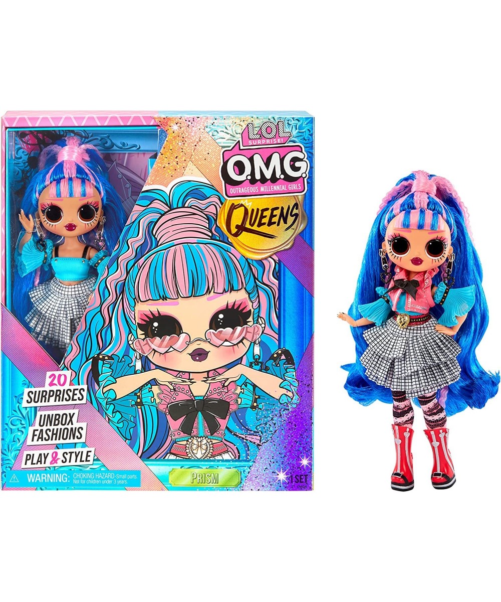 LOL OMG Queens Prism Doll with 20 Surprises Including Outfit and Accessories for Fashion Toy Girls Ages 3 and up 10-inch $50....