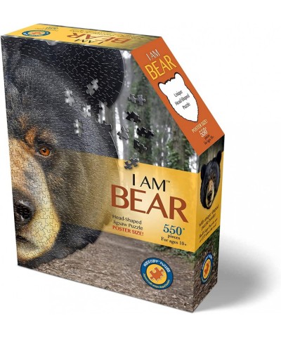 BEAR 550 Piece Jigsaw Puzzle For Ages 10 and up - 3004 - Unique Animal-Shaped Border Poster Size Challenging Random Cut Five-...