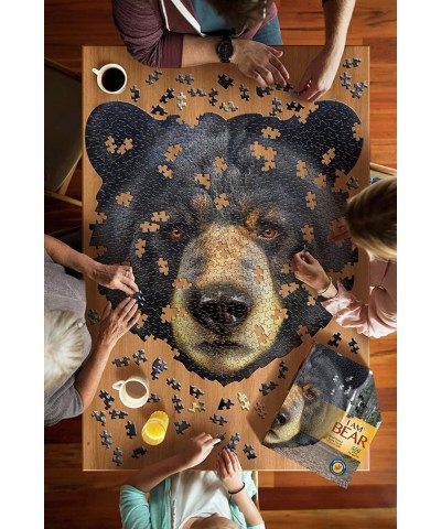 BEAR 550 Piece Jigsaw Puzzle For Ages 10 and up - 3004 - Unique Animal-Shaped Border Poster Size Challenging Random Cut Five-...