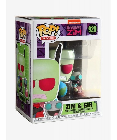 Funko POP! Television: Invader Zim - Zim & Gir 920 - Exclusive $46.34 Action Figures