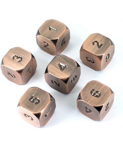 Bronze Metal D6 Dice - Set of Six Antique Finish $59.89 Game Accessories