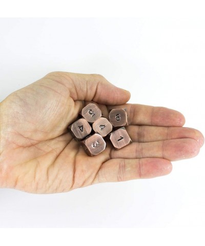 Bronze Metal D6 Dice - Set of Six Antique Finish $59.89 Game Accessories