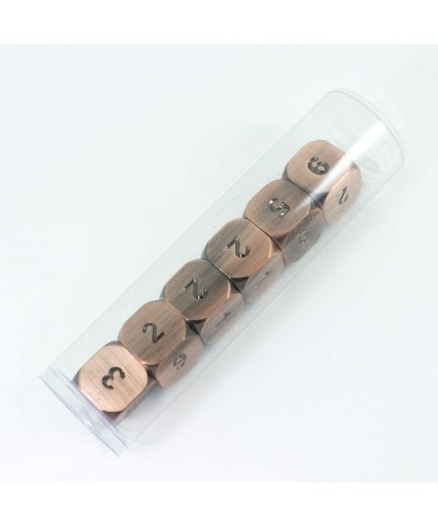 Bronze Metal D6 Dice - Set of Six Antique Finish $59.89 Game Accessories