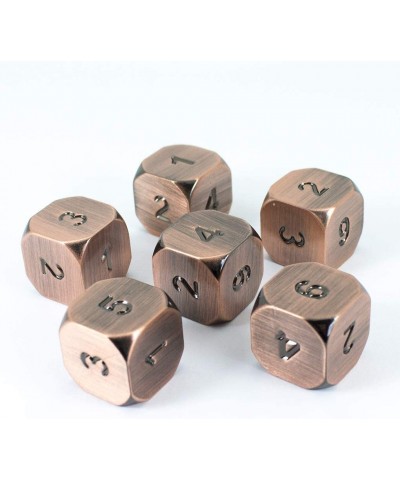 Bronze Metal D6 Dice - Set of Six Antique Finish $59.89 Game Accessories