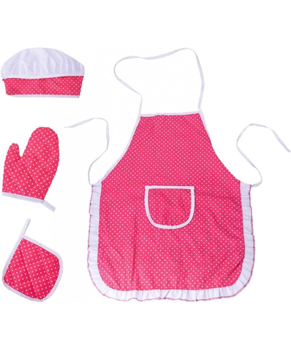 Kitchen Pretend with Apron & Chef Hat Oven Hot Pad for Kids Girls Boys Toddlers Accessories $17.32 Toy Kitchen Products