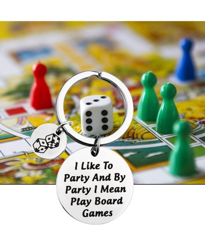 Funny Board Game Gift Board Game Keychain Board Game Lover Gift I Like to Party and by Party I Mean Play Board Games $21.46 B...