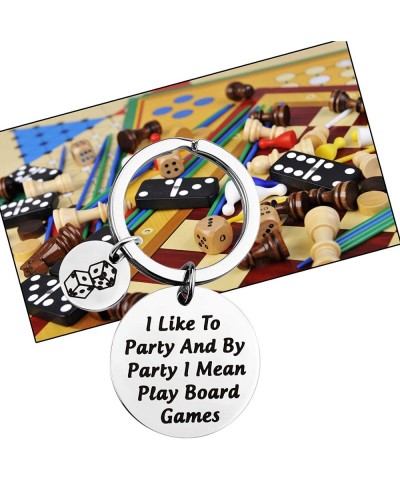 Funny Board Game Gift Board Game Keychain Board Game Lover Gift I Like to Party and by Party I Mean Play Board Games $21.46 B...