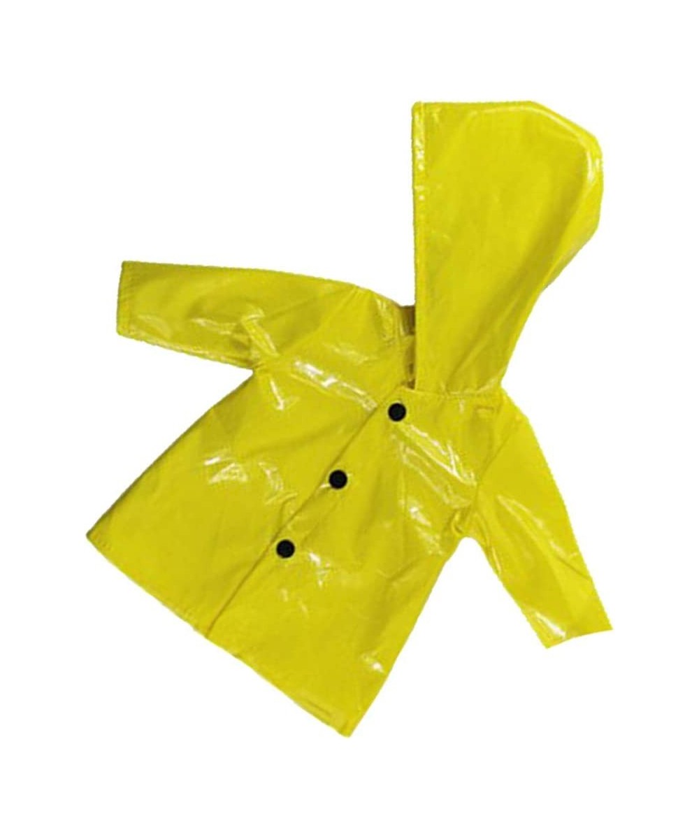 Generic Fashion Doll Hooded Raincoat for AG American Doll 18inch Doll Accessory Yellow $15.91 Dolls