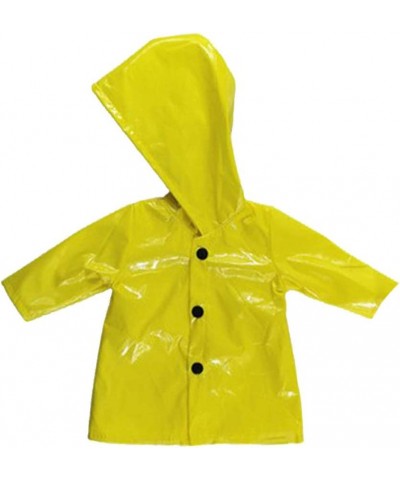 Generic Fashion Doll Hooded Raincoat for AG American Doll 18inch Doll Accessory Yellow $15.91 Dolls