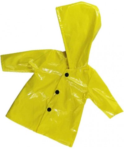 Generic Fashion Doll Hooded Raincoat for AG American Doll 18inch Doll Accessory Yellow $15.91 Dolls