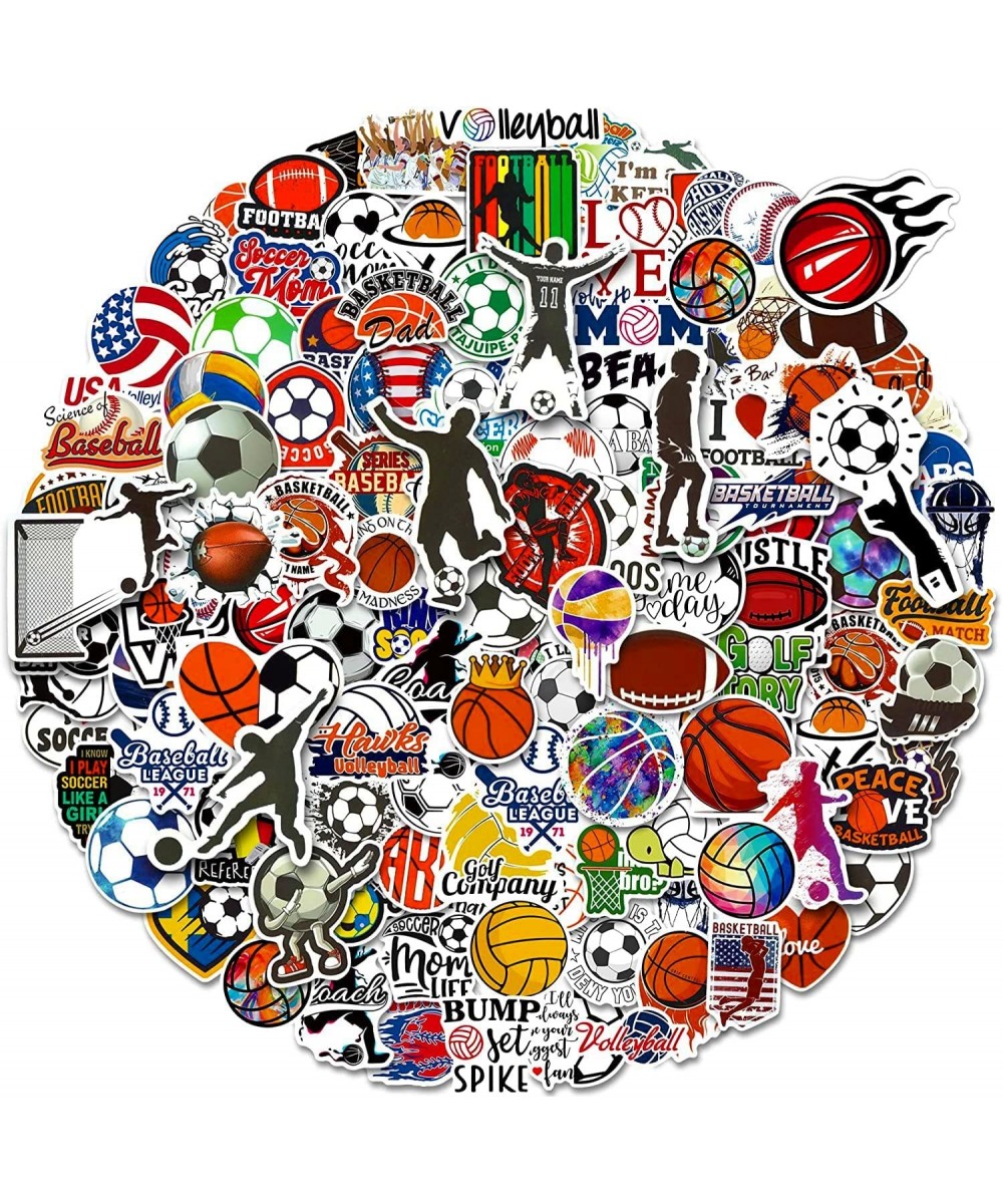 300 PCS Sports Stickers Pack Sports Stickers for Boys Kids Vinyl Soccer Basketball Football Decals for Water Bottle Laptop Sk...