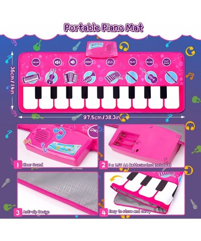 Piano Mat for Toddlers - Musical Mat with 8 Instrument Sounds Floor Piano Mat Touch Playmat Educational Toys Birthday Toys fo...