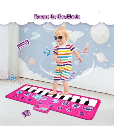 Piano Mat for Toddlers - Musical Mat with 8 Instrument Sounds Floor Piano Mat Touch Playmat Educational Toys Birthday Toys fo...