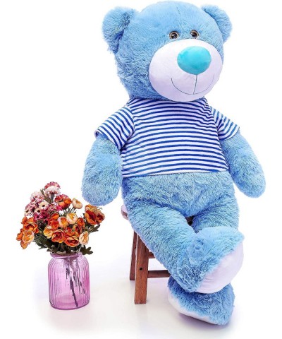 Toys Studio 36 inch Blue Big Teddy Bear Cute Giant Stuffed Animals with Striped T-Shirt Plush Toy for Girlfriend Kids $56.93 ...