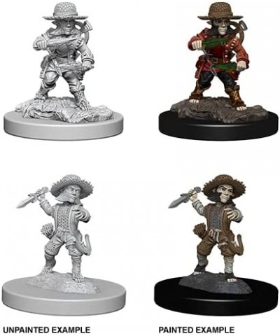 Pathfinder Battles Deep Cuts: Male Halfling Rogue | Unpainted Miniature $15.12 Game Accessories