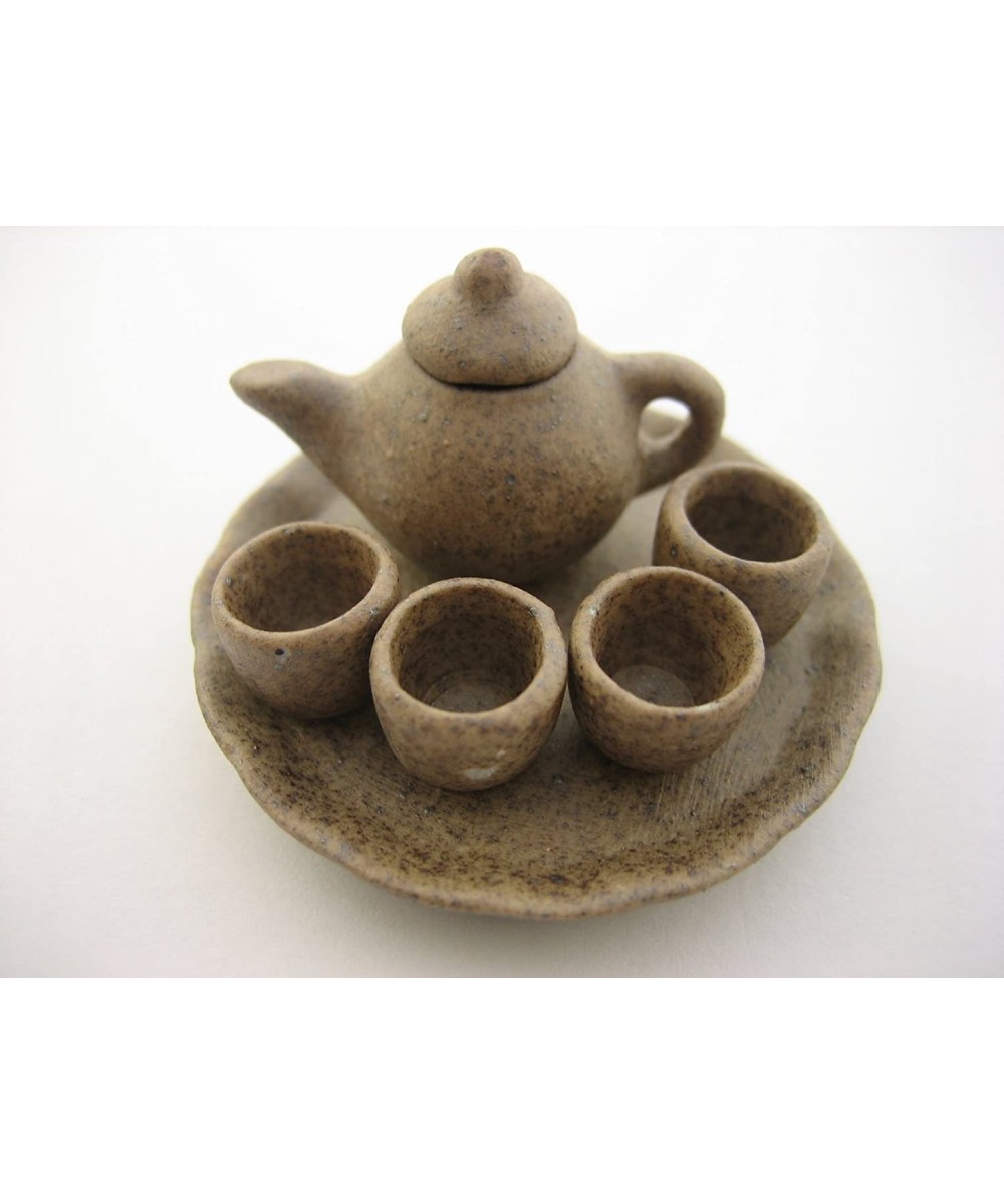 Dollhouse Miniatures Ceramic Kitchenware Coffee Tea Cup Tea Pot Set Supply 13241 $37.36 Dollhouse Accessories