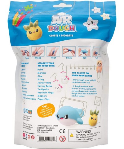 Air Dough - White Air Dry Ultra Light Non-Toxic Modeling Clay in a Resealable Bag Including Tutorial Videos (Educational Crea...