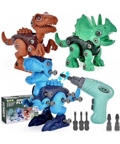 Take Apart Dinosaur Toys for Kids 3-5 5-7 Learning STEM Building Construction Kids Toys/Boy Toys with Electric Drill Birthday...