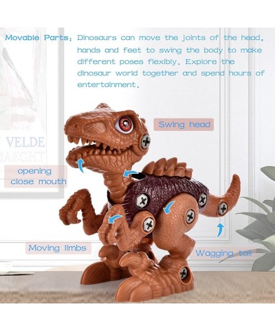 Take Apart Dinosaur Toys for Kids 3-5 5-7 Learning STEM Building Construction Kids Toys/Boy Toys with Electric Drill Birthday...