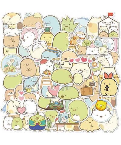 50 Pcs Kawaii Sumikkogurashi Cartoon Stickers Japanese Anime Laptop Stickers for Kids Girls Teens Water Bottles Luggage Decal...