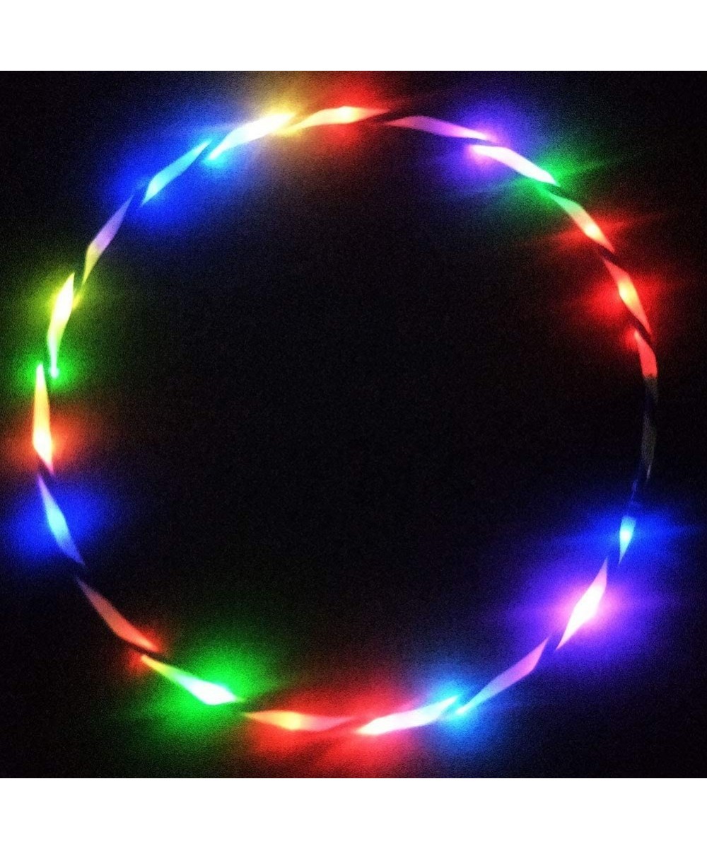 LED Hoops for Kids Adults Light Up Glow Sport Rings Dance Toy for Sports Playing Exercise (36 inch) $56.63 Kids' Fitness Equi...